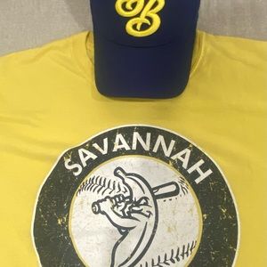 Savannah Banana Hat(size: M/L) and T-Shirt(Size: Adult L)